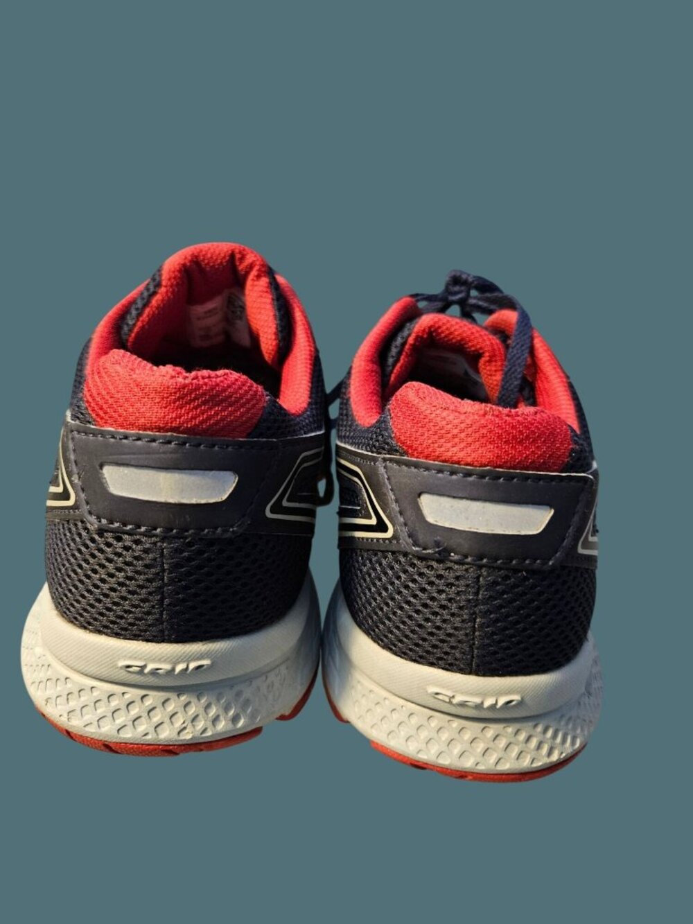 Saucony Cohesion II Navy & Red Running Sneakers Men Size 11 - Picture 6 of 12